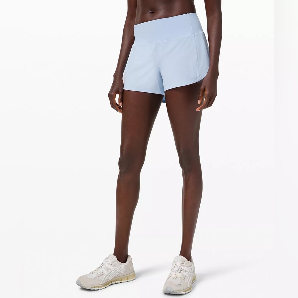 Lululemon Mid-Rise Lined Short 4”